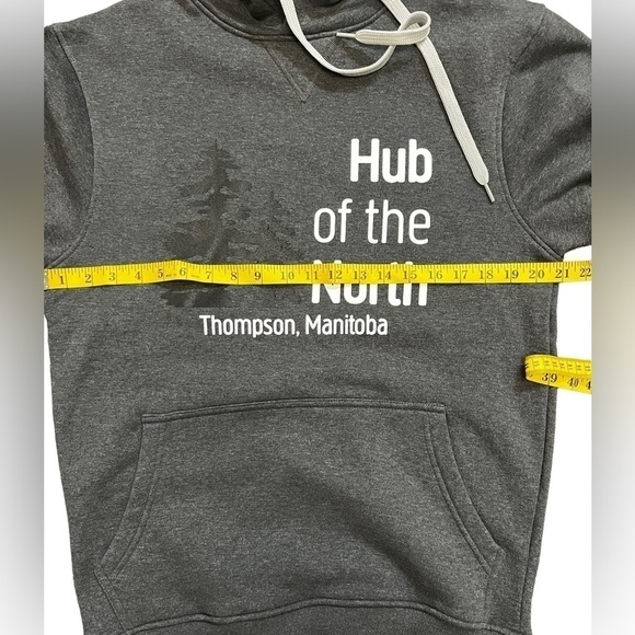 Hub of The North Charcoal Hoodie - Picture 12 of 12